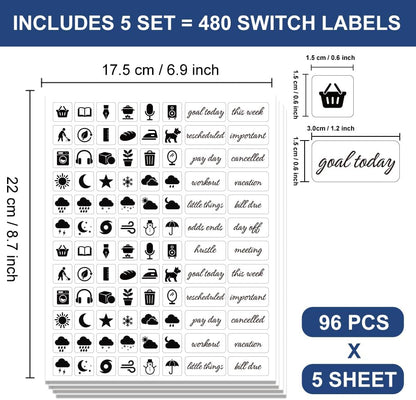 200 Pcs Kitchen Pantry Label Stickers, Black Preprinted Food Storage Jar Labels Self-Adhesive PVC Waterproof Spice and Pantry Organization Stickers for Containers, 0.75 x 1.58 Inch