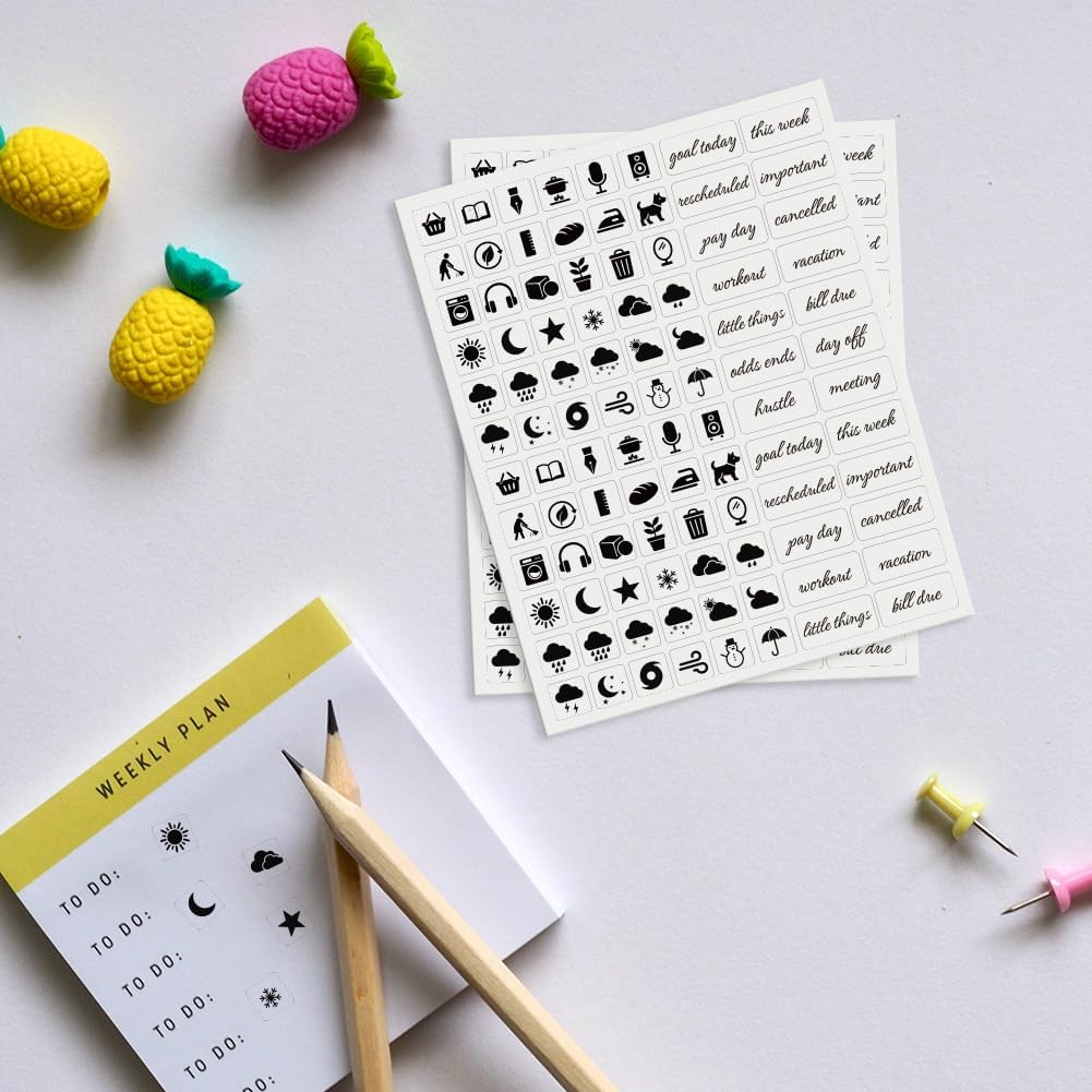 200 Pcs Kitchen Pantry Label Stickers, Black Preprinted Food Storage Jar Labels Self-Adhesive PVC Waterproof Spice and Pantry Organization Stickers for Containers, 0.75 x 1.58 Inch