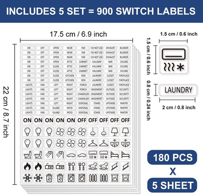 200 Pcs Kitchen Pantry Label Stickers, Black Preprinted Food Storage Jar Labels Self-Adhesive PVC Waterproof Spice and Pantry Organization Stickers for Containers, 0.75 x 1.58 Inch