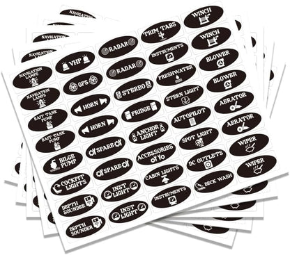 200 Pcs Kitchen Pantry Label Stickers, Black Preprinted Food Storage Jar Labels Self-Adhesive PVC Waterproof Spice and Pantry Organization Stickers for Containers, 0.75 x 1.58 Inch