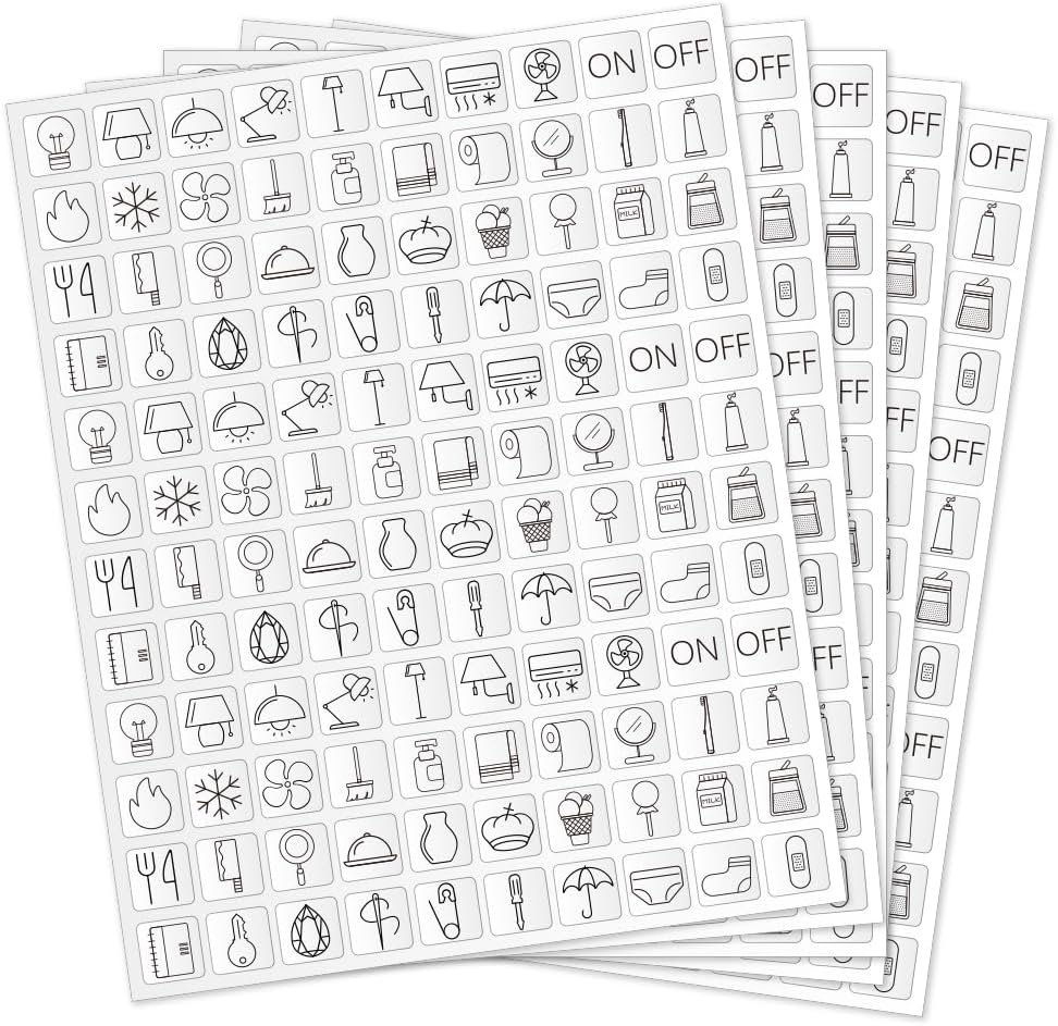 200 Pcs Kitchen Pantry Label Stickers, Black Preprinted Food Storage Jar Labels Self-Adhesive PVC Waterproof Spice and Pantry Organization Stickers for Containers, 0.75 x 1.58 Inch