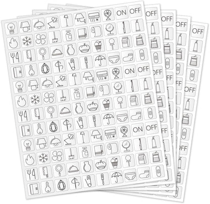 200 Pcs Kitchen Pantry Label Stickers, Black Preprinted Food Storage Jar Labels Self-Adhesive PVC Waterproof Spice and Pantry Organization Stickers for Containers, 0.75 x 1.58 Inch