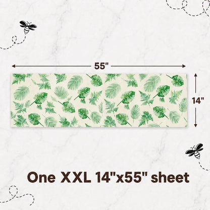 14x55 Inch Beeswax Wrap Roll for Food, Cut to Size Paper