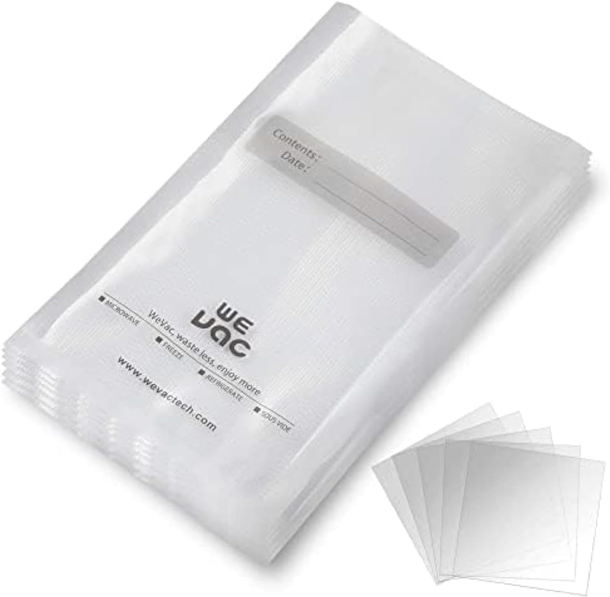 Vacuum Sealer Bags 8x12" 100 Quart for Food Saver Vacuum Seal machine