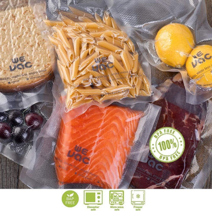 Vacuum Sealer Bags 8x12" 100 Quart for Food Saver Vacuum Seal machine