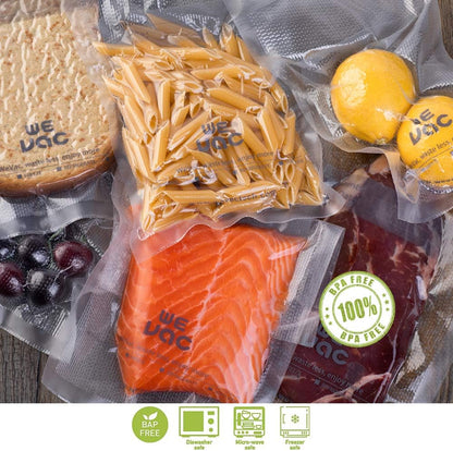 Vacuum Sealer Bags 8x12" 100 Quart for Food Saver Vacuum Seal machine