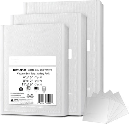 Vacuum Sealer Bags 8x12" 100 Quart for Food Saver Vacuum Seal machine