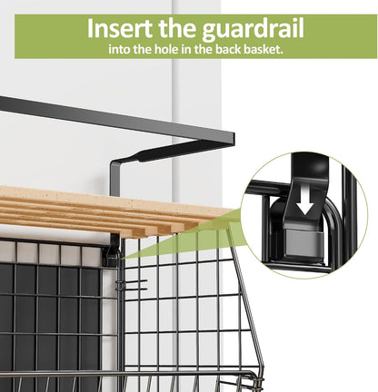 Magnetic Shelf for Fridge: Fruit Potato and Onion Storage Bin - Magnetic Spice Rack for Refrigerator & Kitchen Counter - Pantry Organizers and Storage