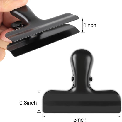 Bag Clips, Stainless Steel Chip, Chip Clips Food Clip, Heavy Duty Air Tight Seal Kitchen Clip Snack Food Bag Clamp