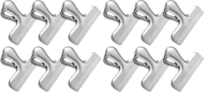 Bag Clips, Stainless Steel Chip, Chip Clips Food Clip, Heavy Duty Air Tight Seal Kitchen Clip Snack Food Bag Clamp