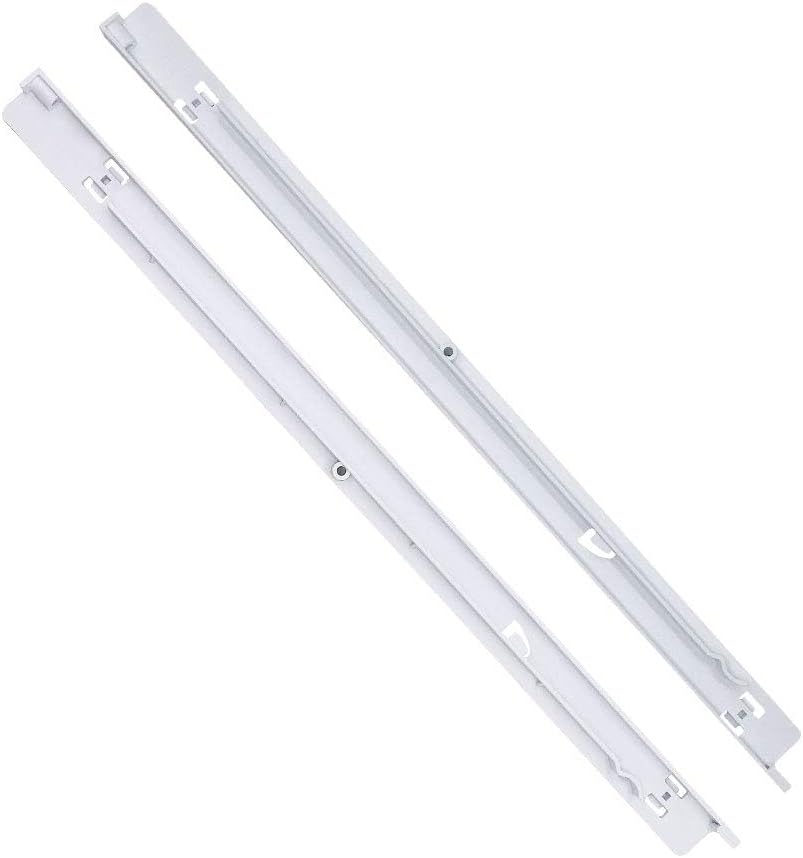 240530601(Left) & 240530701(Right) Refrigerator Pan Hangers Replacement Fit for Ken-more, Frigi-daire Refrigerators-Drawer Slide Support Rail Replaces 240460401, 240460501