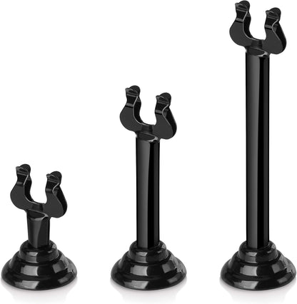 Triton Harp Clip Style Place Card / Table Number Holder, 1.5 Inch, Silver, Set of 12