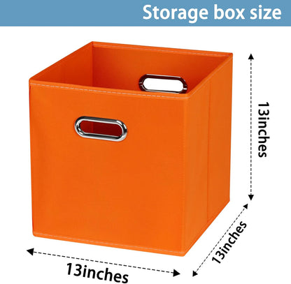 Black Fabric Cubby Storage Bins，13x13x13 Inches ，Cube Organizer Bin Foldable Storage Boxes with Dual Handles Fabric Organizer Box and collapsible Storage basket，Set of 3 ，Black