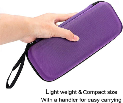 Hipiwe EVA Essential Oils Carrying Case Organizer for 20 Bottles 5ml 10ml Standard and Rollers Bottles Portable Hard Shell Essential Oils Travel Bag Holder for Essential Oils Bottle Storage (Black)