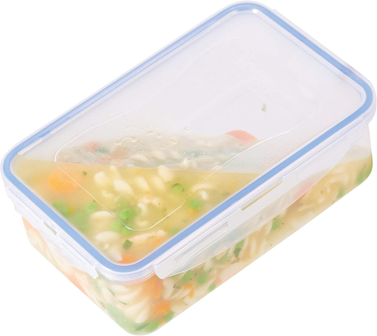 LOCK & LOCK Easy Essentials Food lids (flip-top) / Pantry Storage/Airtight containers, BPA Free, top-16.5 Cup-for Cereal, Clear