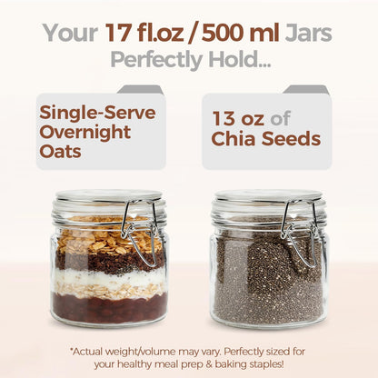 ComSaf 3-Pack 68oz 13-Inch Tall Glass Pasta Containers for Spaghetti & Long Pasta, Slender Airtight Canisters for Vertical Pantry Organization, Food Storage Jars for Linguine & Breadsticks