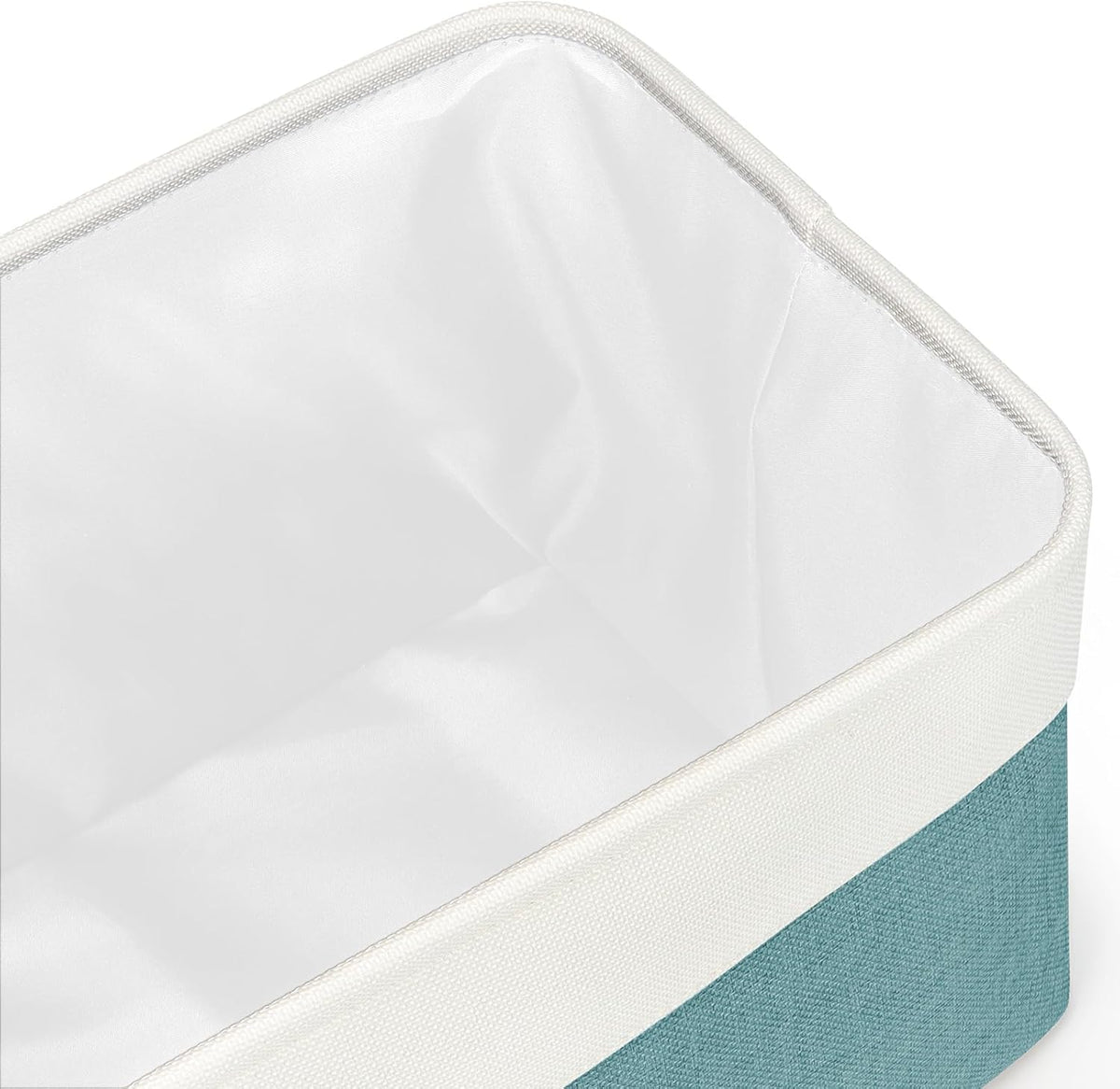 Foldable Storage Bin Collapsible Basket 12" x 10" x 9.5" Cube Storage Organizer Bins with Dual Carry Handles for Home Closet Shelves Drawers Organizer, Set of 3, Grey