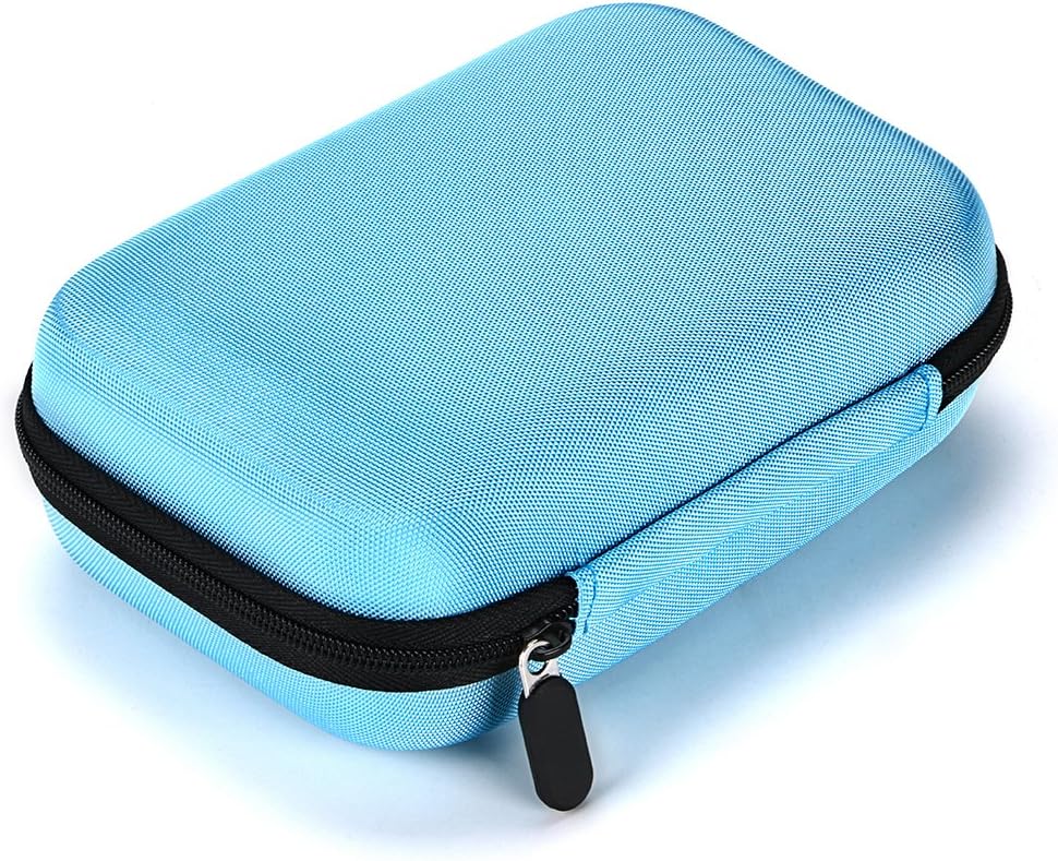 Hipiwe Hard Shell Essential Oil Carrying Case Holds 12 Bottles (Can hold 5ml, 10ml, &10ml Rollers) Travel Size Essential Oils Bag Organizer Perfect for Essential Oils Bottle (Purple)