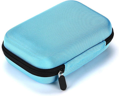 Hipiwe Hard Shell Essential Oil Carrying Case Holds 12 Bottles (Can hold 5ml, 10ml, &10ml Rollers) Travel Size Essential Oils Bag Organizer Perfect for Essential Oils Bottle (Purple)