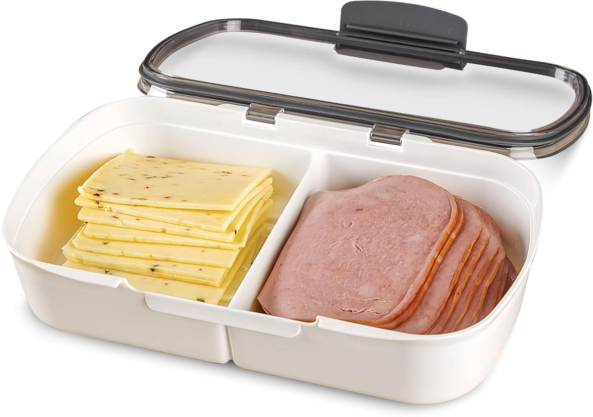 ProKeeper Deli Food Storage Container with Air-Tight Silicone Seal and Dry Erase Compatible Lid