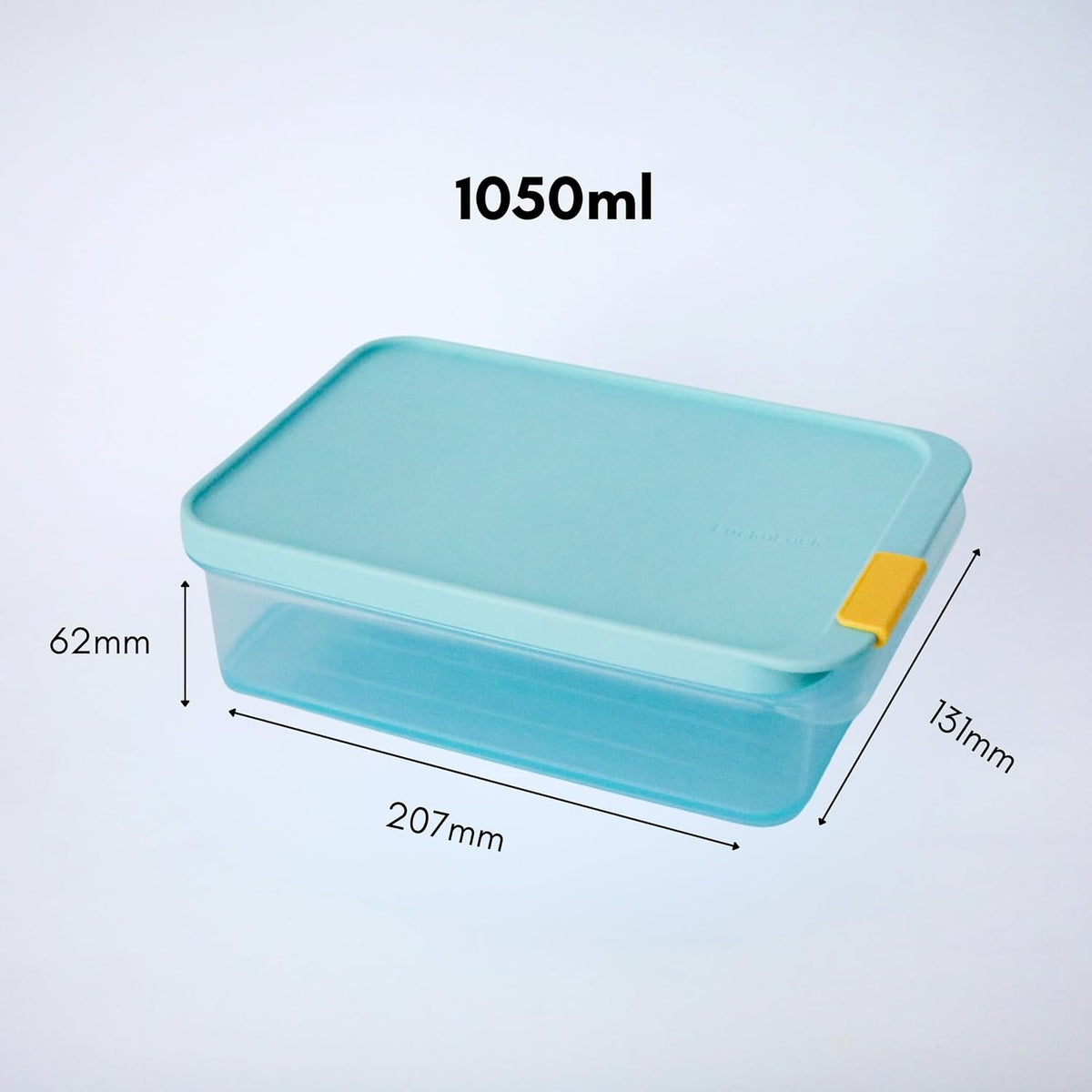 LocknLock Freezer Fit Plastic Freezer Containers | Airtight Stackable Food Storage for Meal Prep | Microwave & Dishwasher Safe | BPA Free Freezer Container with Lid, 2.2L
