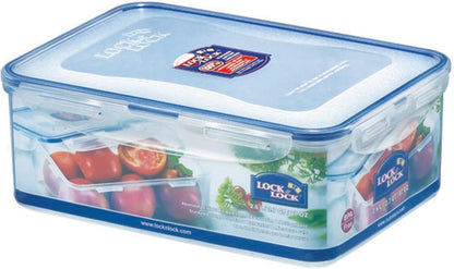 LOCK & LOCK Easy Essentials Pantry Food storage containers with lids / Pantry storage / Airtight containers, BPA free - Square - 11 cup - Great for Sugar, Clear
