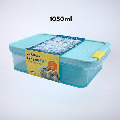 LocknLock Freezer Fit Plastic Freezer Containers | Airtight Stackable Food Storage for Meal Prep | Microwave & Dishwasher Safe | BPA Free Freezer Container with Lid, 2.2L