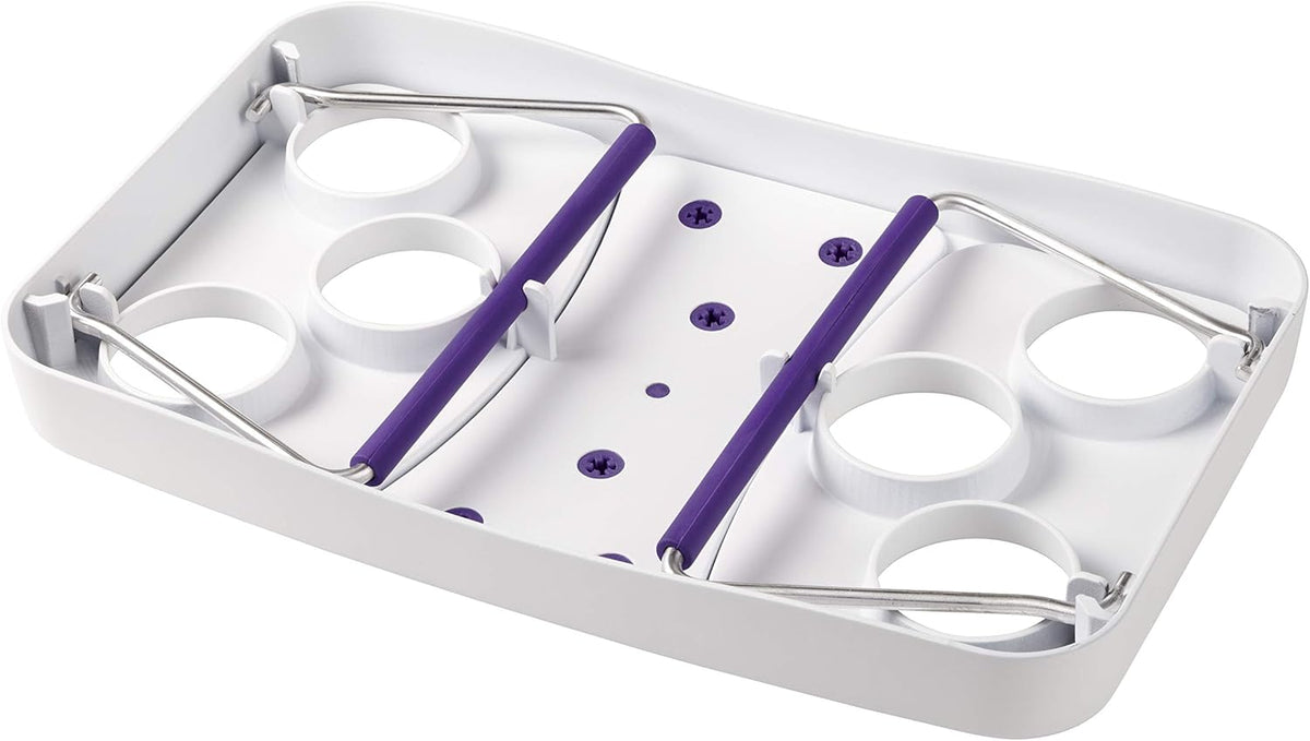 Wilton Decorating Bag Stand - Organize Icing Bags for Easy Reach and Quick Treat Decorating, Holds Flower Nails to Dry Buttercream Flowers, 6-Cavity