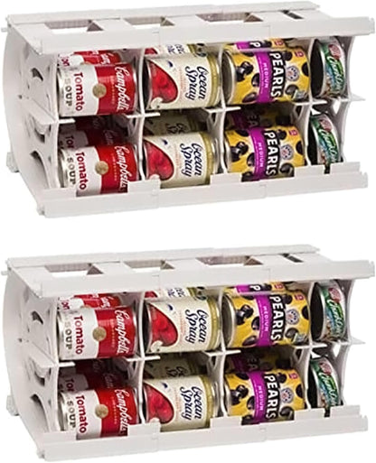 Shelf Reliance Cansolidator Pantry Plus - Can Organizer for Pantry, Stackable Soda Can Storage for Kitchen, Holds 60 Cans of Food or Soda