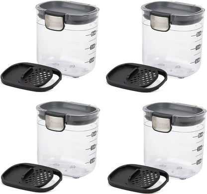 Progressive PKS-401 1.5 Cup Mini Prokeeper+ Airtight Silicone Seal Storage Container Great For Spices & Baking Acessories