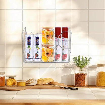 Cididu 2 Pack Kitchen Wrap Organizer Rack Wall Mount, Cabinet Door Organizer Storage, Wall Rack Basket Sturdy Steel Wire, Tall Inside Cabinet Holder for Aluminum Foil Plastic Wrap Wax Paper