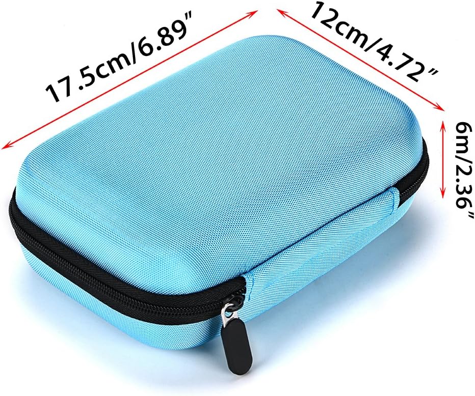 Hipiwe Hard Shell Essential Oil Carrying Case Holds 12 Bottles (Can hold 5ml, 10ml, &10ml Rollers) Travel Size Essential Oils Bag Organizer Perfect for Essential Oils Bottle (Purple)
