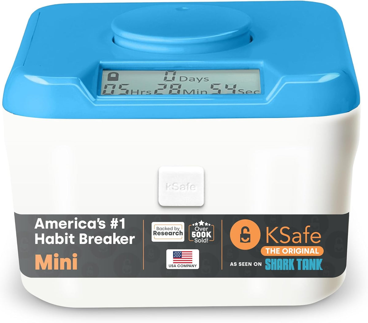 Kitchen Safe Time Locking Container, Phone Jail, Medication Lock Box, Break Bad Habits, Quit Smoking, Stop Snacking, Gaming Addiction, Family Time (XL, White Lid + 12.3” White Base)
