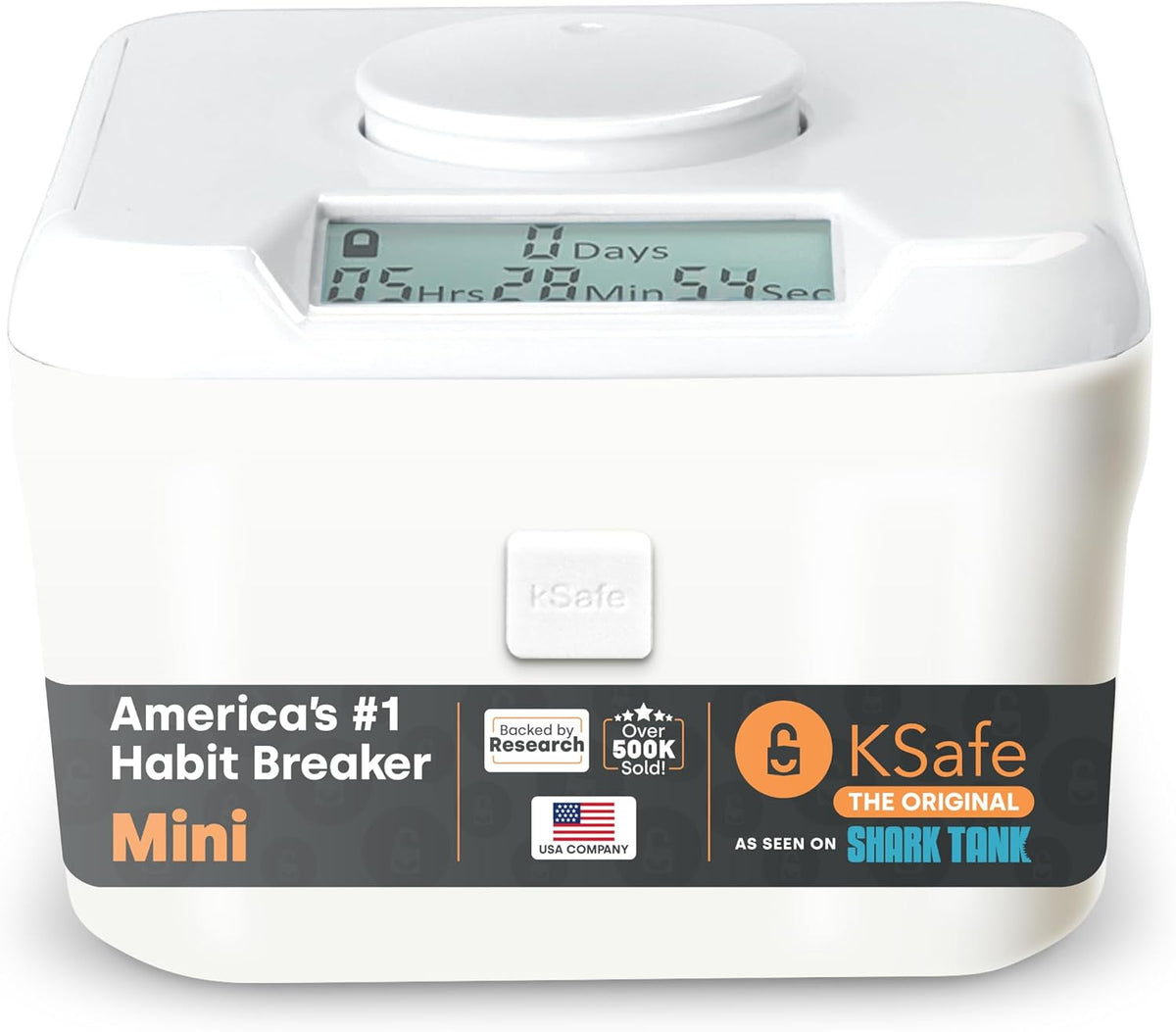 Kitchen Safe Time Locking Container, Phone Jail, Medication Lock Box, Break Bad Habits, Quit Smoking, Stop Snacking, Gaming Addiction, Family Time (XL, White Lid + 12.3” White Base)