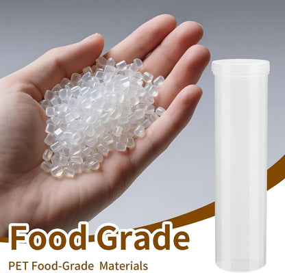 2PCS Storage Container Compatible with Oreo-6.5-Inch Width 24.8-Inch Height,Round,Food Grade PP Material,Transparent Cookie Holder For Stay Fresh,
