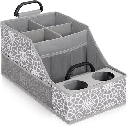 MULISOFT Car Seat Organizer- Backseat Car Organizer with 11 Storages Compartments and 2 Cup Holders, Organizers and Storage, Front Seat for Travel Kids,Black