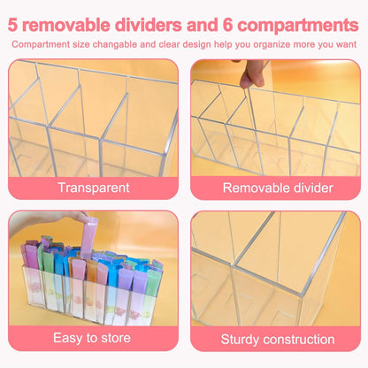 Drink Packet Organizer, Mounted Water Packet Organizer Holder with Magnetic and Adhesive Sticker, Kitchen Pantry Organizer Storage for Fridge Cabinet Countertop