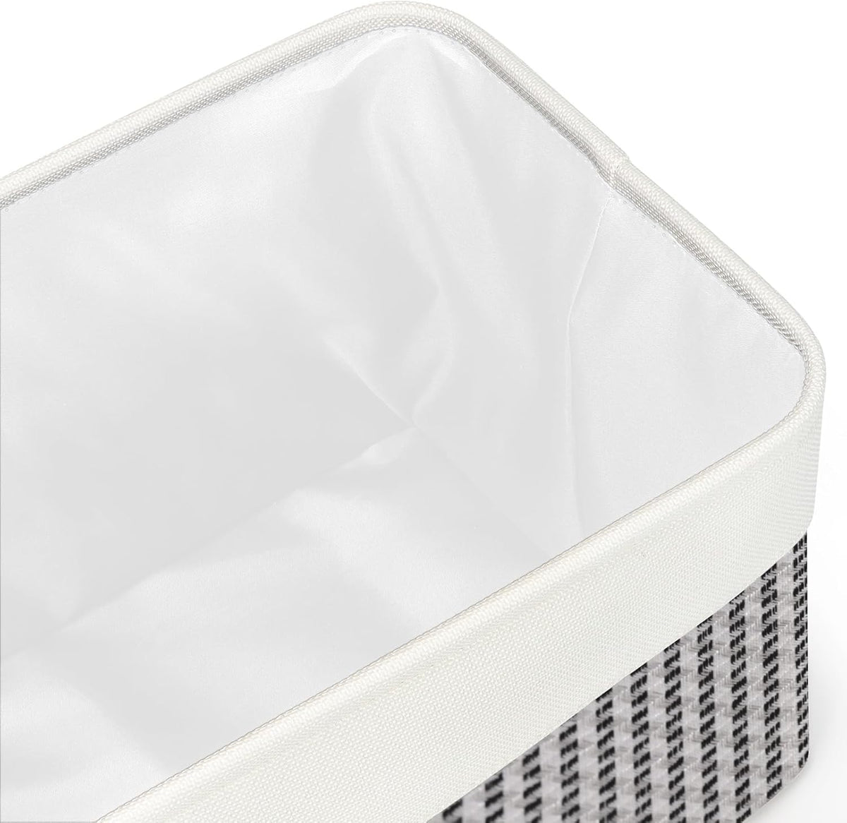 Foldable Storage Bin Collapsible Basket 12" x 10" x 9.5" Cube Storage Organizer Bins with Dual Carry Handles for Home Closet Shelves Drawers Organizer, Set of 3, Grey
