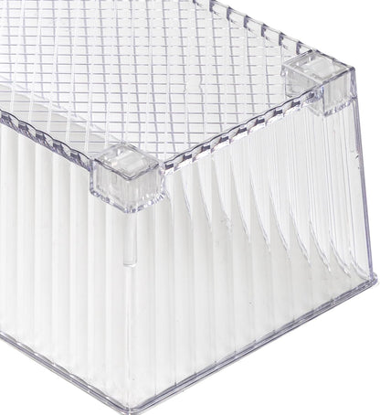 BINO | Plastic Storage Bins with Wheels, X-Large | THE ROLLER COLLECTION | Clear Storage Bins for Organization | Clear Containers for Pantry Fridge & Freezer Organizer Bin Cabinet & Pantry Organizers
