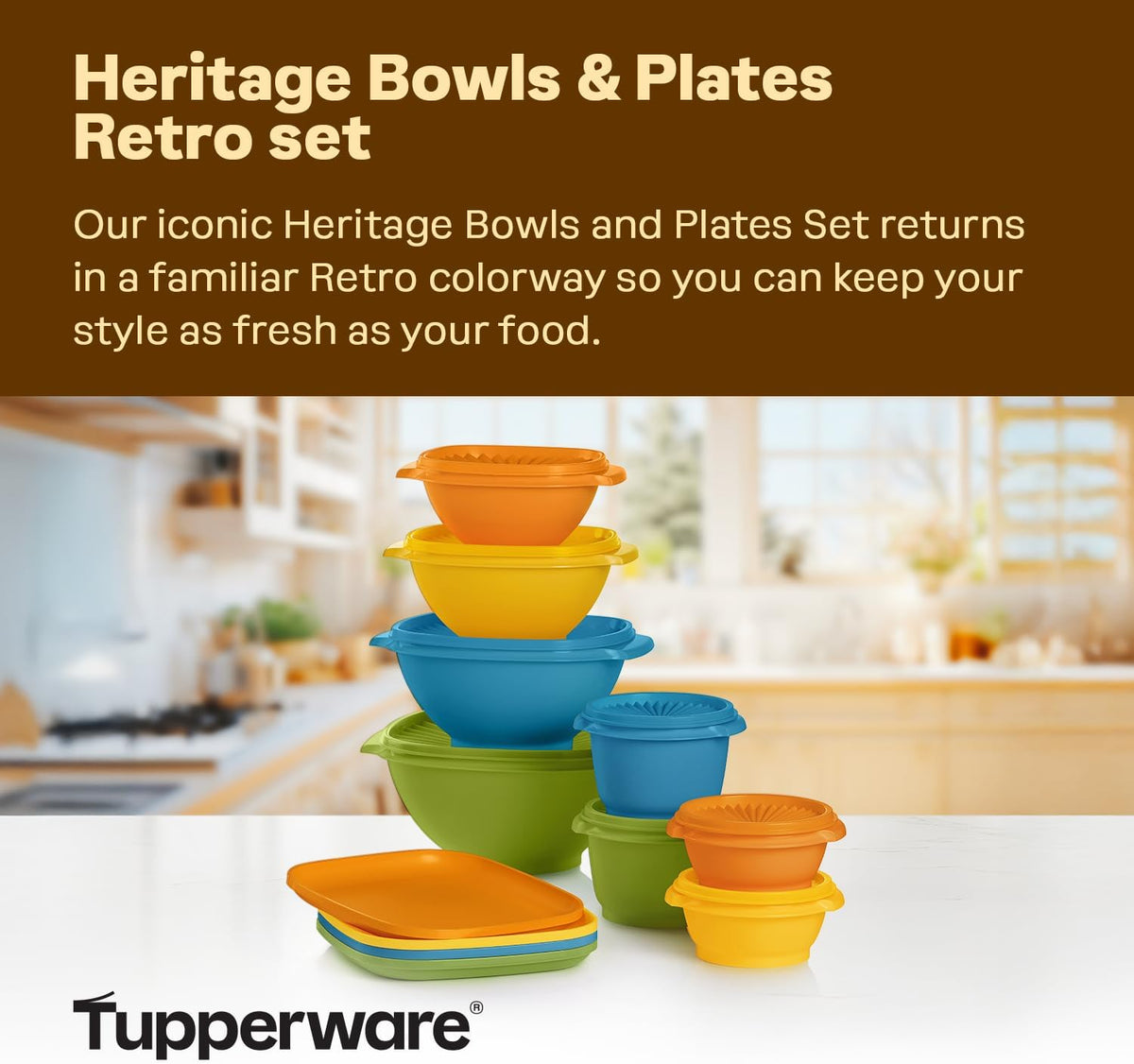 Tupperware Heritage Collection, New Food Storage Container Set in Vintage Pink, Dishwasher Safe and BPA Free (18 containers, 18 lids)