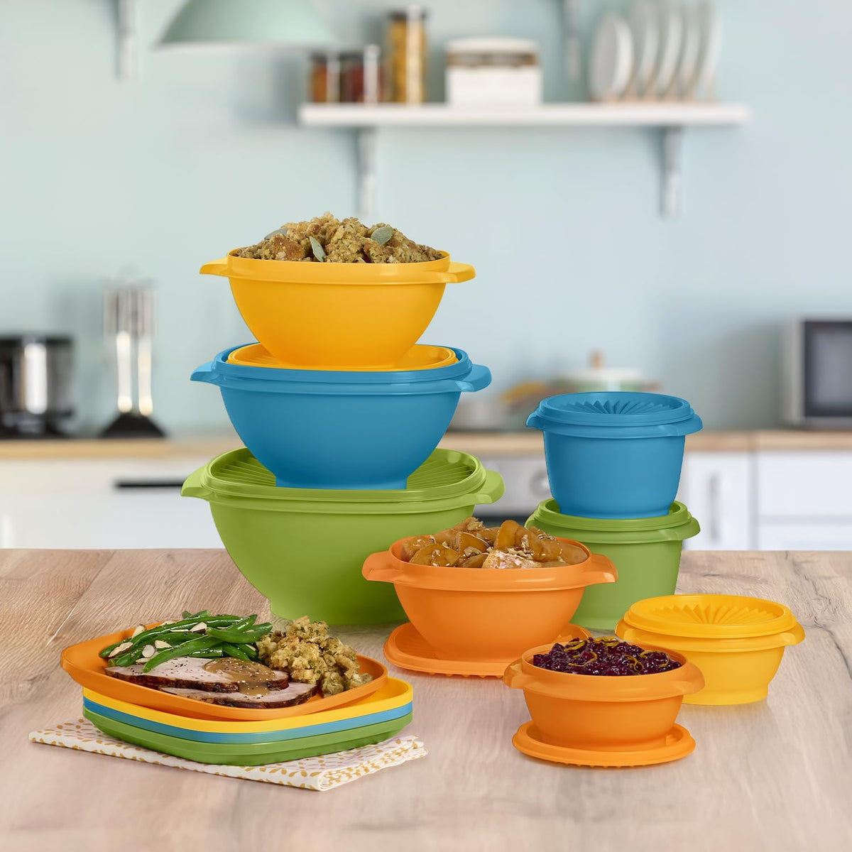 Tupperware Heritage Collection, New Food Storage Container Set in Vintage Pink, Dishwasher Safe and BPA Free (18 containers, 18 lids)