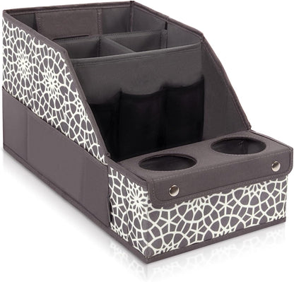 MULISOFT Car Seat Organizer- Backseat Car Organizer with 11 Storages Compartments and 2 Cup Holders, Organizers and Storage, Front Seat for Travel Kids,Black