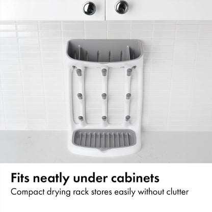 OXO Tot Expandable Drying Rack – Space-Saving Drying Rack | Newborn and Baby Essentials | Breastfeeding Essentials | Dry Baby Bottles | Save Space in Kitchen