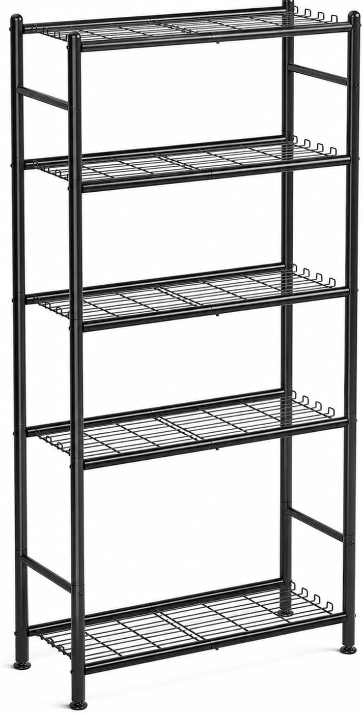 Metal Storage Shelves 5-Tier, Wire Shelving Unit for Kitchen
