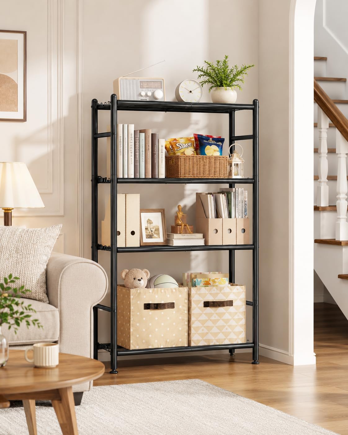 Metal Storage Shelves 5-Tier, Wire Shelving Unit for Kitchen