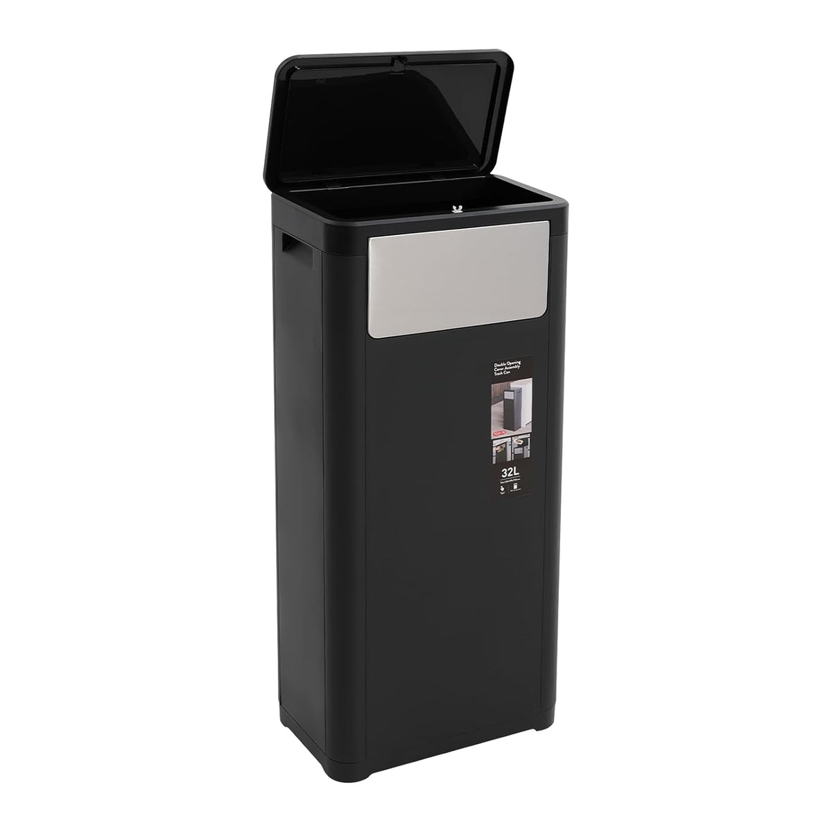 8.45 Gallon Slim Trash Can with Lid