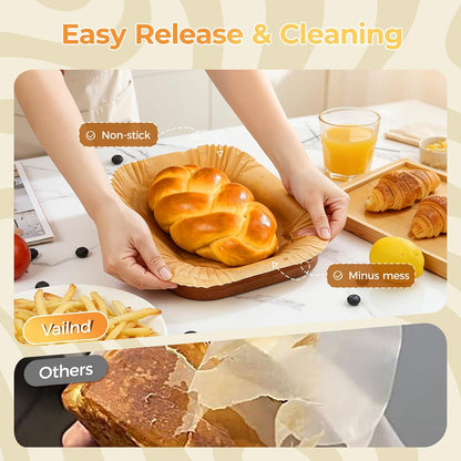 Loaf Pan Liners, 155Pcs Non-Stick Parchment Paper for Baking Bread 9x5 Inch