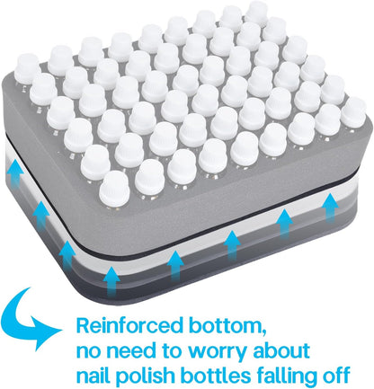 Essential oils Organizer Holder Foam Pad with Slots, Holds 40 bottles of 10ml、15ml Bottles, Removable Dividers，Black