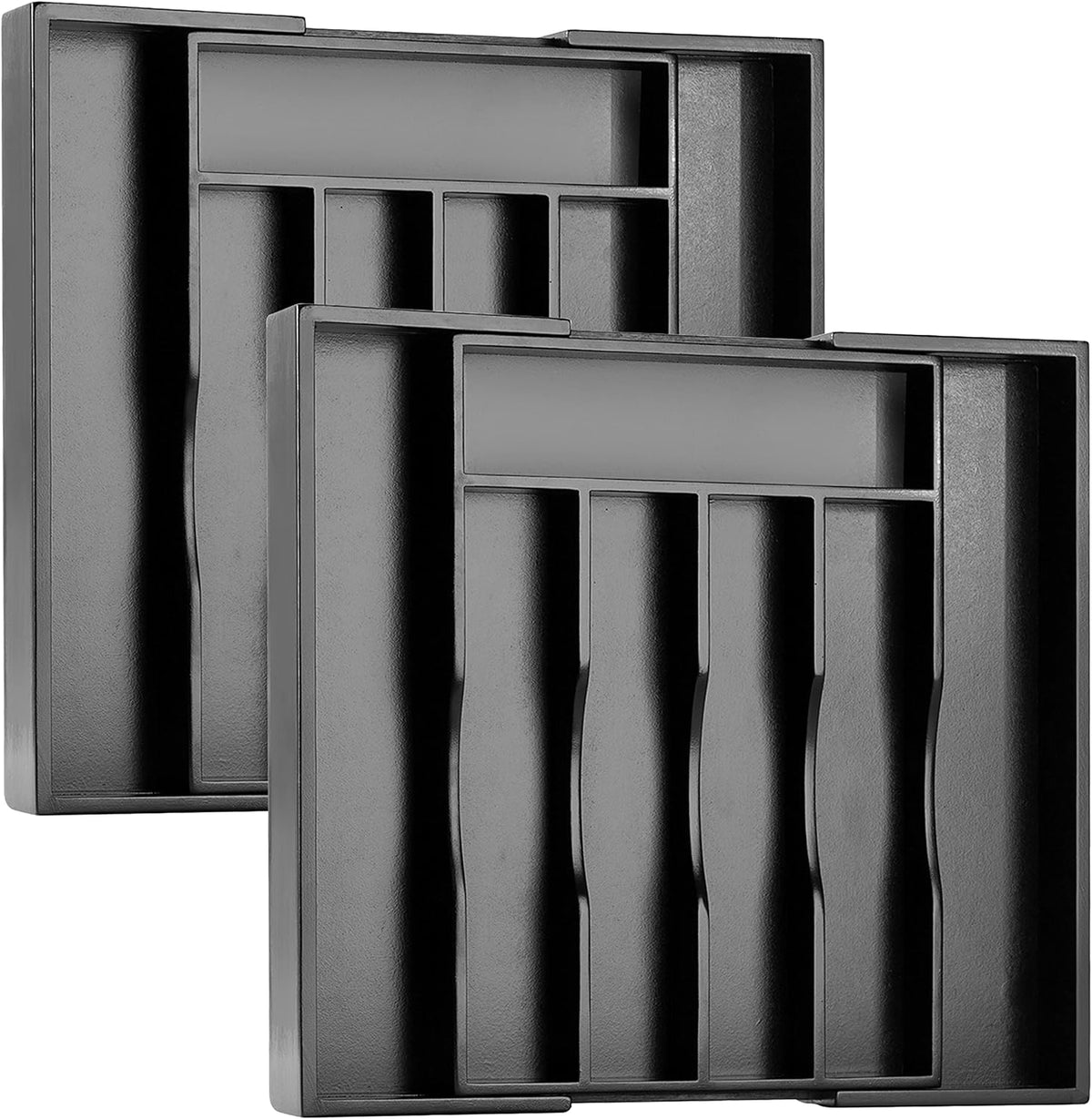 Silverware Organizer Kitchen Drawer Organizer Expandable Bamboo Utensil Holder Cutlery Tray for Kitchen Utensil and Flatware Bedroom Office