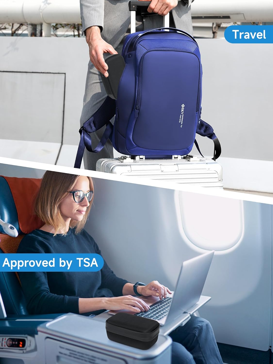 Insulin Vial Cooler Travel Case - 8 Slots Freezable Ice Brick Organizer for Peptide Vials, GLP-1 Fridge Holder Diabetic Small Bottle Refrigerator for 10ml U-100 Vials